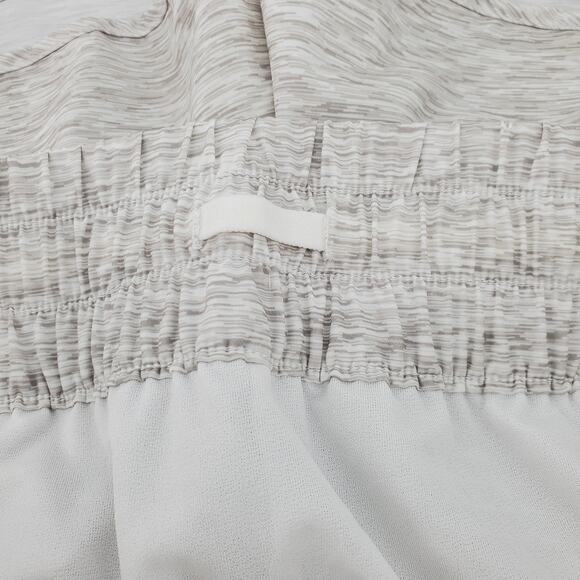 DSG Womens XL High Rise‎ Stride Short Heather Texture White Brief Lined New - Picture 4 of 7